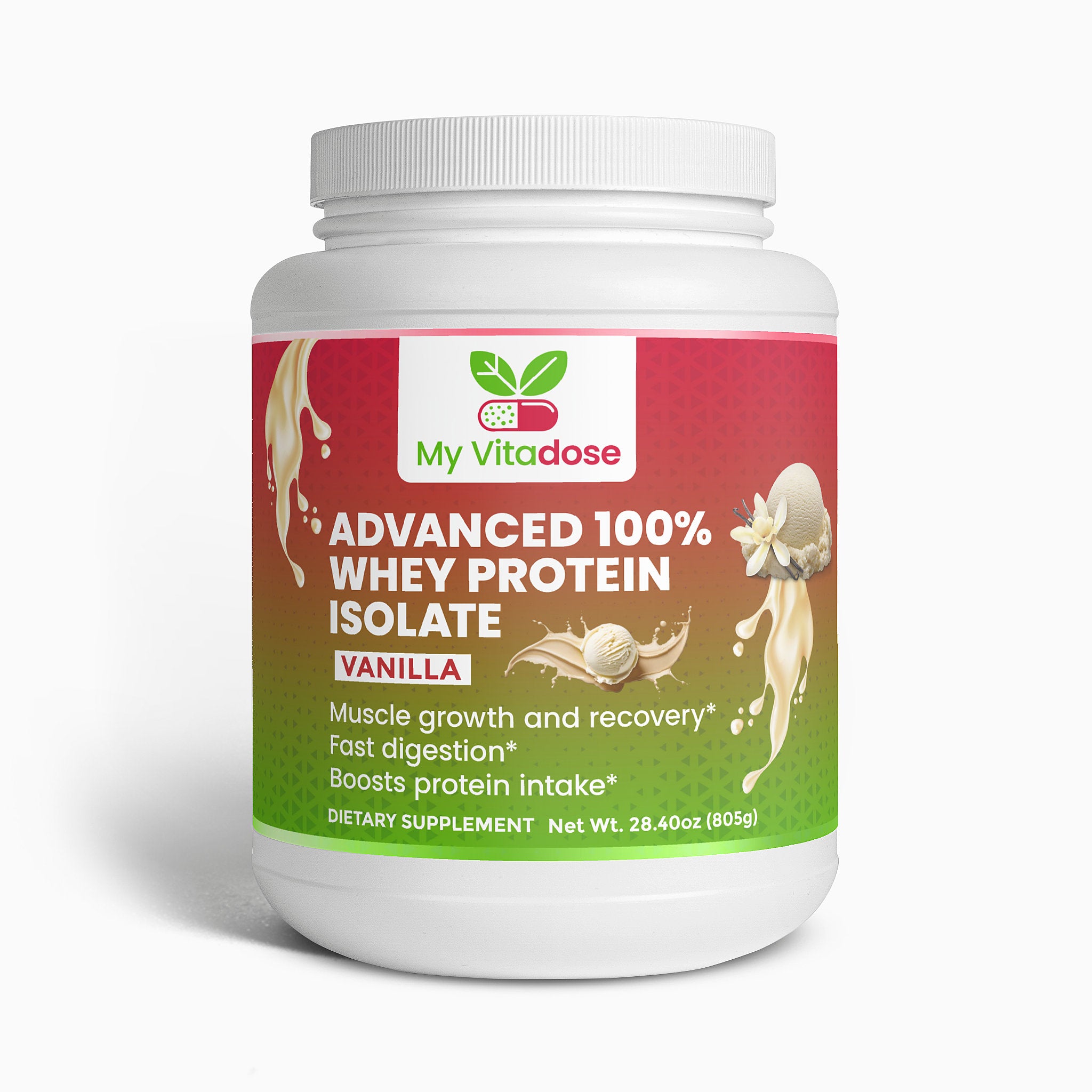 Advanced 100% Whey Protein Isolate (Vanilla)